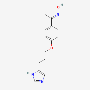 molecular formula C14H17N3O2 B1251631 Imoproxifan 