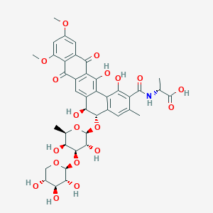 molecular formula C40H43NO19 B1251632 9-O-Methylbenanomicin A 