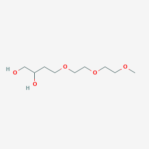 molecular formula C9H20O5 B12516334 4-[2-(2-Methoxyethoxy)ethoxy]butane-1,2-diol CAS No. 679005-44-8