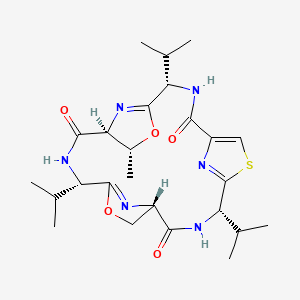 molecular formula C25H36N6O5S B1251635 Bistratamide F 