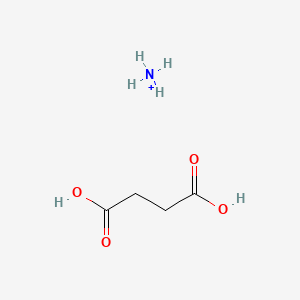 molecular formula C4H10NO4+ B1251643 Azanium;butanedioic acid 