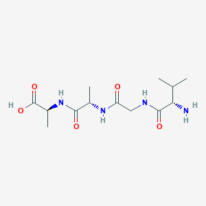 molecular formula C13H24N4O5 B12516482 L-Valylglycyl-L-alanyl-L-alanine CAS No. 798541-25-0