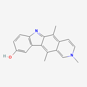 molecular formula C18H16N2O B12516523 2-Methyl-9-hydroxy-ellipticine CAS No. 70825-14-8