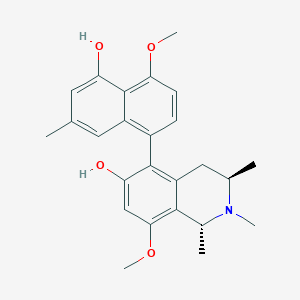 molecular formula C25H29NO4 B1251656 Ancistrolikokine C CAS No. 297749-38-3