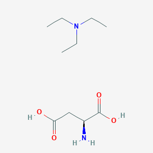 molecular formula C10H22N2O4 B12516566 L-Aspartic acid--N,N-diethylethanamine (1/1) CAS No. 677307-71-0