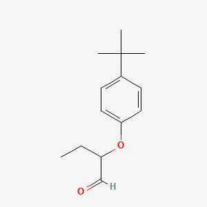 molecular formula C14H20O2 B12516610 Butanal, 2-[4-(1,1-dimethylethyl)phenoxy]- CAS No. 679837-17-3
