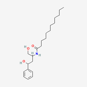 molecular formula C22H37NO3 B12516617 N-(1,4-dihydroxy-4-phenylbutan-2-yl)dodecanamide 