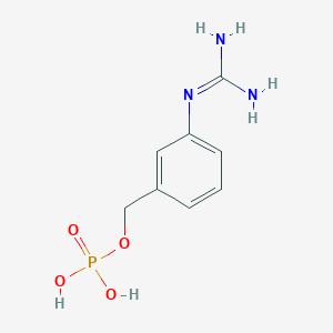 molecular formula C8H12N3O4P B12516688 Guanidine, [3-[(phosphonooxy)methyl]phenyl]- CAS No. 820208-50-2