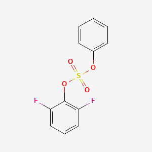 molecular formula C12H8F2O4S B12516700 Sulfuric acid, 2,6-difluorophenyl phenyl ester CAS No. 820220-75-5