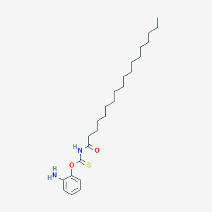 molecular formula C25H42N2O2S B12516740 O-(2-Aminophenyl) octadecanoylcarbamothioate CAS No. 805323-95-9