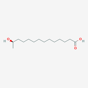 (13R)-13-hydroxymyristic acid