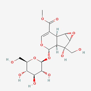 molecular formula C17H24O12 B1251677 6β,7β-环氧-8-表-斯普伦多苷 