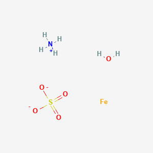 molecular formula FeH6NO5S- B12516802 Azanium;iron;sulfate;hydrate 