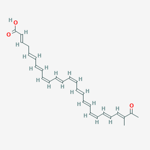 molecular formula C27H30O3 B1251681 2-脱氢-3-脱氧乳孔酸 A 