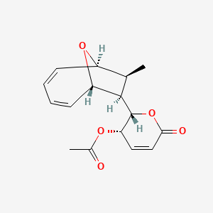 molecular formula C16H18O5 B1251682 Mycoepoxydiene 
