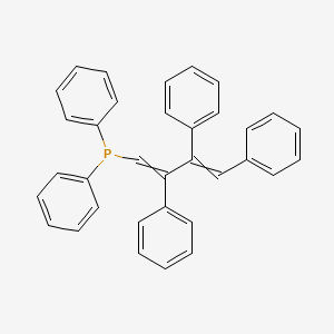 molecular formula C34H27P B12516822 Diphenyl(2,3,4-triphenylbuta-1,3-dien-1-yl)phosphane CAS No. 685527-95-1