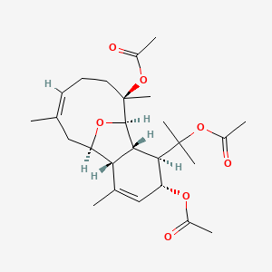 molecular formula C26H38O7 B1251684 Ophirin 