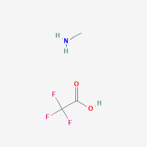 molecular formula C3H6F3NO2 B12516861 Methylamine; trifluoroacetic acid 