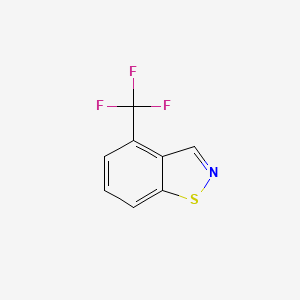 molecular formula C8H4F3NS B12516863 6-(Trifluoromethyl)benzo[d]isothiazole 