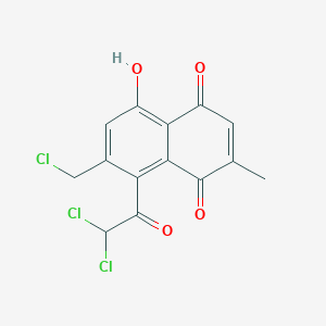 molecular formula C14H9Cl3O4 B1251690 Mollisin A 