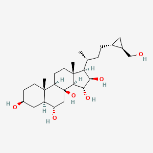 molecular formula C27H46O6 B1251691 Phrygiasterol 