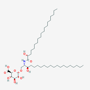 molecular formula C45H87NO10 B1251692 alpha-Glucuronosylceramide 