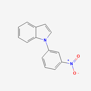 molecular formula C14H10N2O2 B12516943 1-(3-Nitrophenyl)-1H-indole 