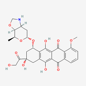 molecular formula C28H29NO11 B1251695 Doxazolidine 