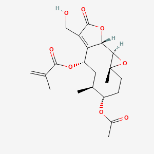 molecular formula C21H28O8 B1251701 glaucolide L 