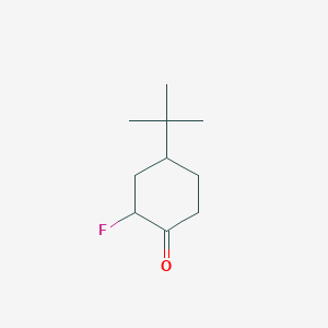 molecular formula C10H17FO B1251707 4-Tert-butyl-2-fluorocyclohexanone 