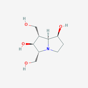 molecular formula C9H17NO4 B1251708 1-Homoaustraline 
