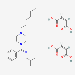 molecular formula C29H43N3O8 B1251711 Bucainide maleate CAS No. 51481-63-1