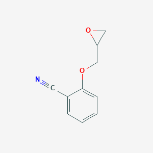 molecular formula C10H9NO2 B125172 2-(Oxiran-2-ylmethoxy)benzonitrile CAS No. 38465-16-6