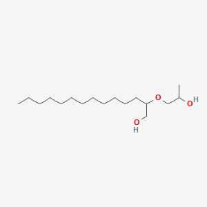 molecular formula C17H36O3 B12517246 2-(2-Hydroxypropoxy)tetradecan-1-OL CAS No. 741268-14-4