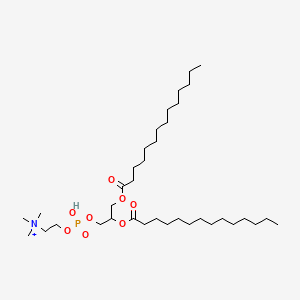 molecular formula C36H73NO8P+ B12517337 DMPC;L-beta,gamma-Dimyristoyl-alpha-lecithin 