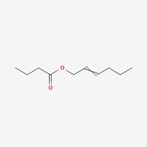 molecular formula C10H18O2 B12517341 Hex-2-enyl butyrate 