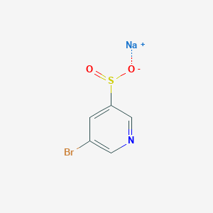 molecular formula C5H3BrNNaO2S B12517407 Sodium 5-bromopyridine-3-sulfinate 
