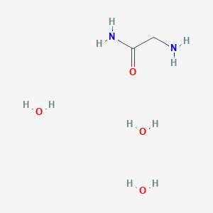 molecular formula C2H12N2O4 B12517436 Glycinamide--water (1/3) CAS No. 660853-22-5