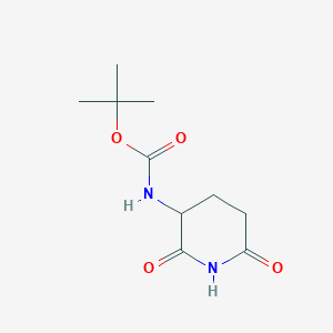 molecular formula C10H16N2O4 B125175 3-Boc-amino-2,6-dioxopiperidine CAS No. 31140-42-8