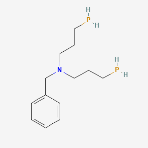 molecular formula C13H23NP2 B12517522 N-Benzyl-3-phosphanyl-N-(3-phosphanylpropyl)propan-1-amine CAS No. 658692-16-1