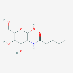 molecular formula C11H21NO6 B12517523 N-Valeryl-D-glucosamine 