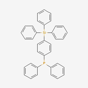 molecular formula C36H29PSi B12517549 Phosphine, diphenyl[4-(triphenylsilyl)phenyl]- CAS No. 651329-81-6