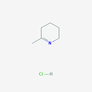 molecular formula C6H12ClN B12517559 6-Methyl-2,3,4,5-tetrahydropyridine hydrochloride 