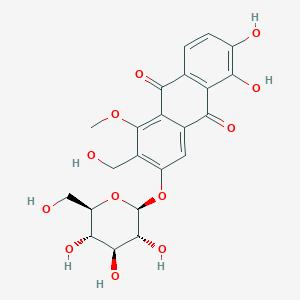 molecular formula C22H22O12 B1251756 Putorinoside A 