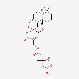 molecular formula C28H38O8 B1251757 4'-oxomacrophorin D 
