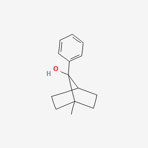 molecular formula C14H18O B12517574 1-Methyl-7-phenylbicyclo[2.2.1]heptan-7-ol CAS No. 656259-97-1