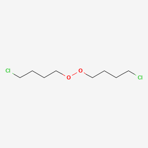 molecular formula C8H16Cl2O2 B12517576 1-Chloro-4-[(4-chlorobutyl)peroxy]butane CAS No. 686318-98-9