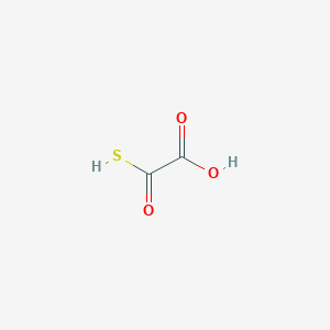 molecular formula C2H2O3S B1251758 Formic acid, (thiocarboxy)- CAS No. 2689-56-7