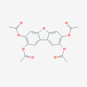 molecular formula C20H16O9 B125176 2,3,7,8-Tetraacetoxydibenzofuran CAS No. 145386-12-5