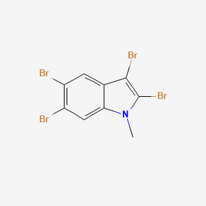 molecular formula C9H5Br4N B1251766 2,3,5,6-四溴-1-甲基吲哚 